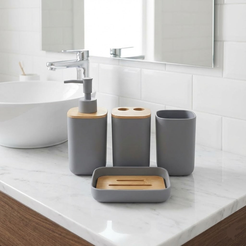 4PCs Bathroom Accessories Set